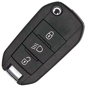 Peugeot 2008 208 308 Aftermarket 3 Button Flip Remote Key 433MHz ID46 (PCF7941) HU-HCA/HU83