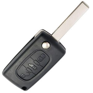 Peugeot Expert OEM 3 Button Flip Remote Key 433MHz ID46 (PCF7941) HU-HCA/HU83 6490AF