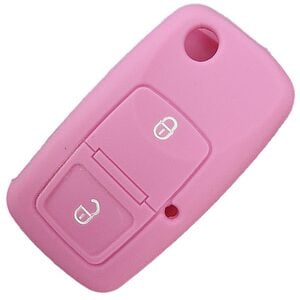 Pink Volkswagen Amarok Golf Polo 2 Button Remote Key Cover