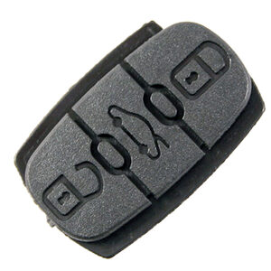 Citroen, Peugeot, Vauxhall / Opel and PSA 3 Button Remote Key Rubber Button Pad Replacement