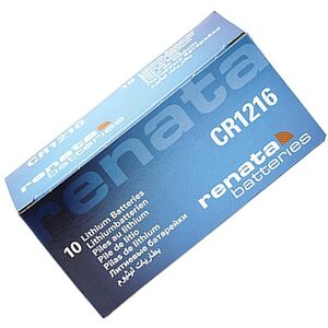 Renata CR1216 High Quality Swiss Made Lithium Battery - Pack Of 10