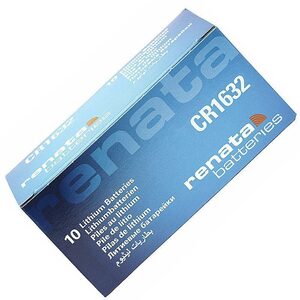 Renata CR1632 High Quality Swiss Made Lithium Battery - Pack Of 10