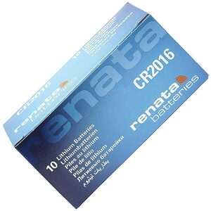 Renata CR2016 High Quality Swiss Made Lithium Battery - Pack Of 10