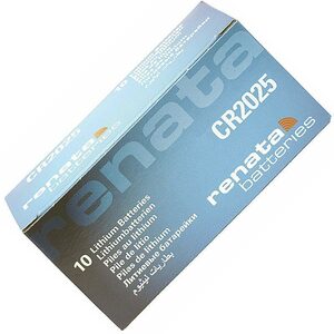 Renata CR2025 High Quality Swiss Made Lithium Battery - Pack Of 10