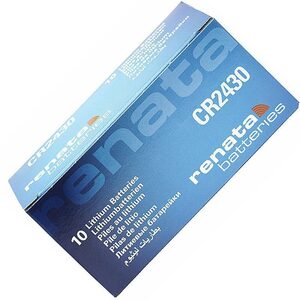Renata CR2430 High Quality Swiss Made Lithium Battery - Pack Of 10