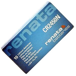 Renata CR2450N High Quality Swiss Made Lithium Battery - Pack Of 10