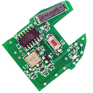 Renault 1-Button Remote Remote Key PCB Board – Clio & Kangoo (NXP-PCF7946, 433MHz) - ID46 (PCF7946) - Ref RNRB02