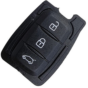Renault 3 Button Remote Key Rubber Button Pad Replacement