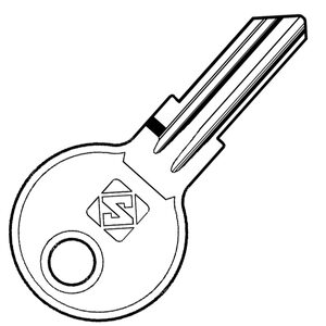 Ford / Jeep BA5 / BS-4D / YA-45D Metal Head Non-Transponder Key Blank - Cut From Image Upload or Key Code