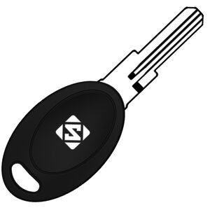 Euro Locks EU-16D / EU22R Plastic Head Non-Transponder Key Blank - Cut From Image Upload or Key Code