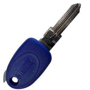 Alfa Romeo / Fiat / Piaggio FI-13 / GT15R Transponder Key Shell - Cut From Image/Code