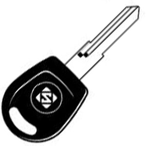 Seat / Volkswagen AU-AH / HU49 Transponder Key Shell - Cut From Image/Code