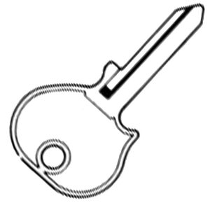 Peugeot / Volvo NE-56 / NE10 Non-Transponder Key - Cut From Image/Code