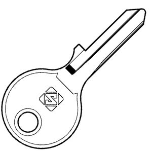 Aprilia / BMW / Ducati / Harley + More NE-6 / NE5 Metal Head Motorbike Non-Transponder Key Blank - Cut From Image Upload or Key Code