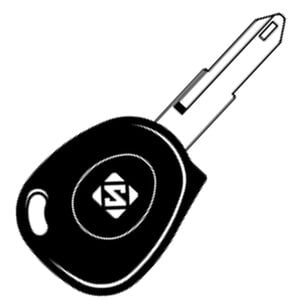 Daf / Nissan / Peugeot / Renault / Vauxhall (Opel) NE-38 / NE73 Transponder Key Shell