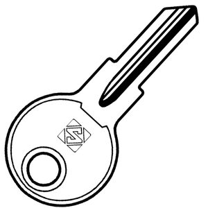 Chrysler / Dodge / Ford / Harley + More BS-6 / NH2 Metal Head Motorbike Non-Transponder Key Blank - Cut From Image Upload or Key Code
