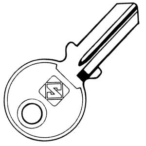 Citroen / DAF / Peugeot RO-4I / RO5R Metal Head Non-Transponder Key Blank - Cut From Image Upload or Key Code