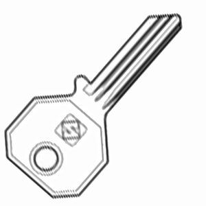 Bentley / Rolls Royce RR1 / YA-21D Metal Head Non-Transponder Key Blank - Cut From Image Upload or Key Code