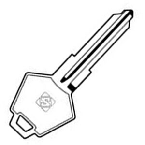Chrysler / Ford / Mitsubishi LF-SL / RT1 Metal Head Non-Transponder Key Blank - Cut From Image Upload or Key Code