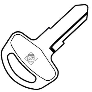 Kawasaki / Suzuki SUZU-4D / SZ4R Metal Head Non-Transponder Key Blank - Cut From Image Upload or Key Code