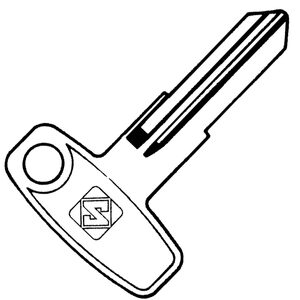Yamaha YAMA-14D / YH23R Non-Transponder Key - Cut From Image/Code