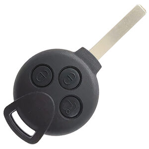 Smart Fortwo Aftermarket 3 Button Non-Flip Remote Key 433MHz ID46 (PCF7941) CIT-1/VA2/VA6