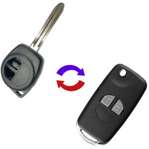 Suzuki 2 Button Conversion Remote Repair Case With TOY43 Blade