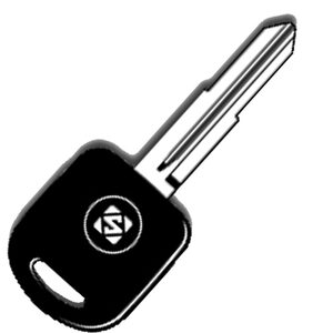 Suzuki SUZU-8 / SZ11R Transponder Key Shell - Cut From Image/Code