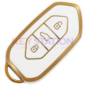 Aftermarket Togg T10X / T10F 3 Button Smart Key Nano Protective Cover - White