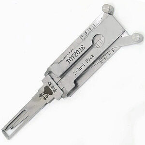 Toyota TOY2018 Genuine Lishi Twin Lifter Pick & Decoder - Boot / Doors / Ignition