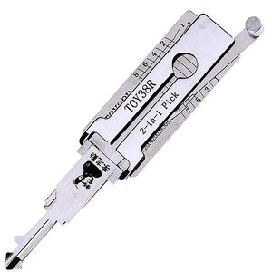 Toyota / Volkswagen TOY38R|TR40 Genuine Lishi Single Lifter Pick & Decoder - Boot / Doors / Ignition