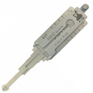 Toyota TOY47 Genuine Lishi Twin Lifter Pick & Decoder - Boot / Doors / Ignition