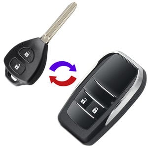 Toyota 2 Button Conversion Remote Repair Case TOY43 Blade