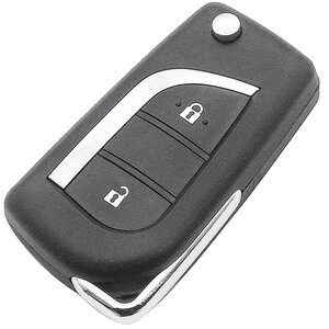 Toyota Corolla OEM 2 Button Flip Remote Key 433MHz ID74H (128BIT) TOY48/TOYO-30 B3A2A2A