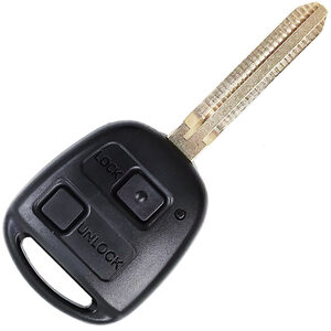 Toyota Celica Prius Yaris OEM 2 Button Non-Flip Remote Key 433MHz ID4C TOY43/TOYO-15