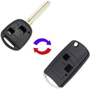 Toyota Old Style 2 Button Remote Conversion Case TOY43 Blade
