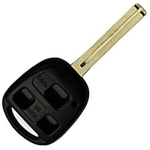 Lexus 3 Button Remote Repair Case TOY48 Long Blade