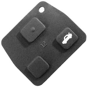 Toyota 3 Button Remote Key Rubber Button Pad Replacement
