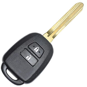 Toyota Hiace Land Cruiser RAV4 OEM 2 Button Non-Flip Remote Key 433MHz ID74H (128BIT) TOY43/TOYO-15