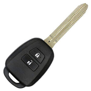 Toyota Yaris Aftermarket 2 Button Non-Flip Remote Key 433MHz ID67 TOY43/TOYO-15