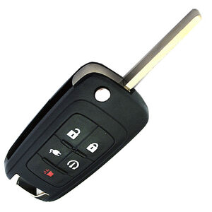 Chevrolet Volt Aftermarket 5 Button Flip Remote Key 433MHz ID46 (PCF7952) HU100/OP-11