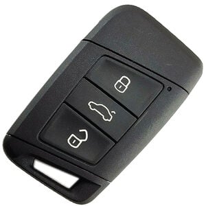 (VW) Volkswagen 3 Button MQB Black Smart Remote Repair Case HU162 Blade