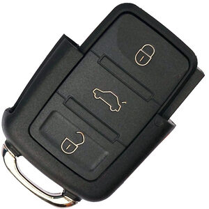 Volkswagen Leon Toledo Fabia Aftermarket 3 Button Flip Remote Head Key 433MHz
