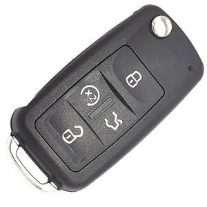 (VW) Volkswagen Caravelle Multivan 2013> 4 Button Remote Repair Case HU66