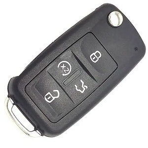 (VW) Volkswagen UDS 5 Button Remote Repair Case HU66