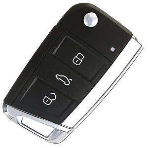 Volkswagen Golf Aftermarket 3 Button Keyless Flip Remote Key 433MHz ID49 HU-HAA/HU66