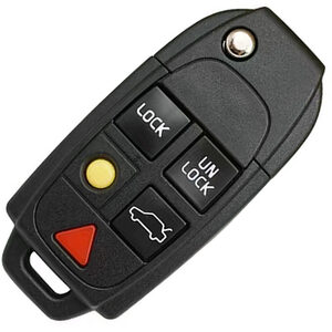 Volvo S60 S80 V70 Aftermarket 5 Button Flip Remote Key 433MHz ID48 (GENERIC) NE-40/NE66