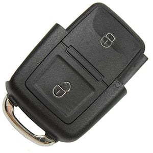 (VW) Volkswagen 2 Button Square Remote Head Repair Case