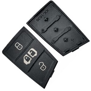 Volkswagen / Seat / Skoda MQB 3 Button Remote Key Rubber Button Pad Replacement (Rear Doors / Commercial)